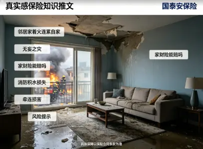 邻居家着火连累自家，这种“无妄之灾”家财险能赔吗？