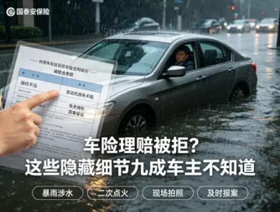  车险理赔被拒？这些隐藏细节九成车主不知道